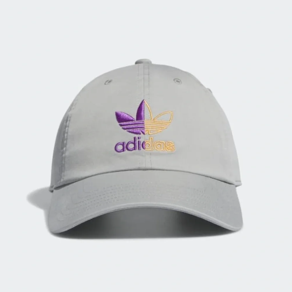 ADIDAS Relaxed Fit Trefoil Strap-Back Hat - Picture 2 of 3